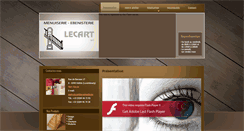 Desktop Screenshot of escaliers-lecart.be