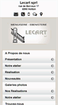 Mobile Screenshot of escaliers-lecart.be