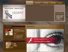 Tablet Screenshot of escaliers-lecart.be